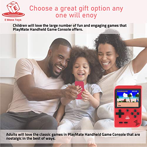 Emaas Handheld Game Console, Retro Mini Game with 400 Classic FC Games