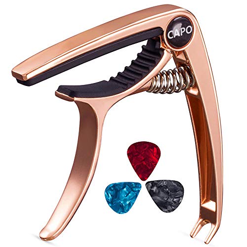Guitar Capo, EJT Professional Zinc Metal Capo for 6 String Acoustic