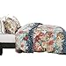 Vaulia Lightweight Microfiber Duvet Cover Sets, Vintage Floral Pattern Design - Queen Size