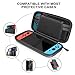 Moocoo Carrying Case for Nintendo Switch, Dual Protection Switch Hard Cover Portable with Large Capacity Protective Travel Shell for Nintendo Switch Console & Accessories with 20 Game Cartridgesthumb 2