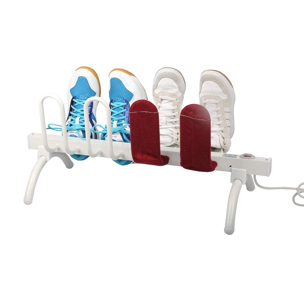Boot Dryer Shoe Deodorizer Feet Warmer,Preheater and Dryer,80W,for 4 Pairs of Shoes,Solution Smelly 
