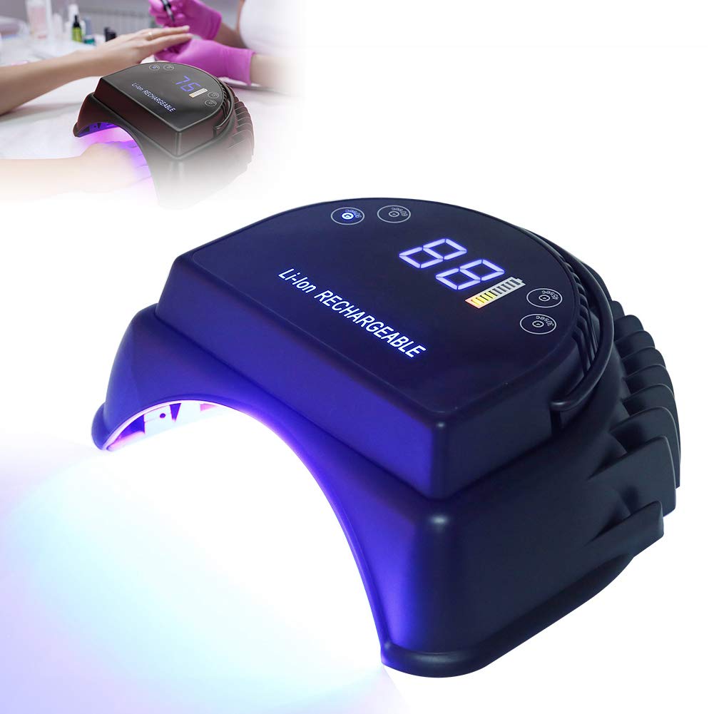 ブラック ネイルポリッシュドライヤー ブラック B07kx2zzfg ネイルランプ マニキュアペディキュア Uvゲル硬化 64w 充電式 ネイルドライヤー 特売 Www Brti Co Zw