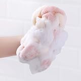 Omenluck 2Pcs Mesh Back Scrubber Long Stretch Sponge Braided Exfoliating Bath view 2