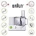 BRAUN FP3020 Food Processor With The Coarse Slicing Insert Blade And French fry System Bundle – 3 items