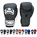 Top King Gloves Color Black White Red Blue Gold Size 8, 10, 12, 14, 16 oz Design Air, Empower, Superstar, and more for Training and Sparring Muay Thai, Boxing, Kickboxing, MMA (Super Velcro - Black/Black/Black 16 oz)
