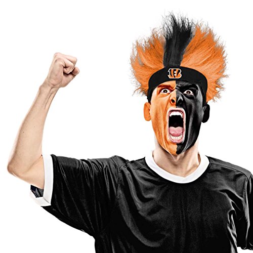 NFL Cincinnati Bengals Fuzzy Head Wig