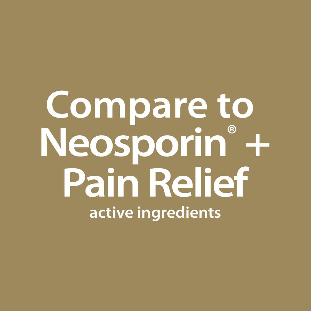 GoodSense Maximum Strength Triple Antibiotic Ointment plus Pain Relief, Soothes Painful Cuts, Scrapes, and Burns, While Preventing Infection, 1 Ounce: Health & Personal Care