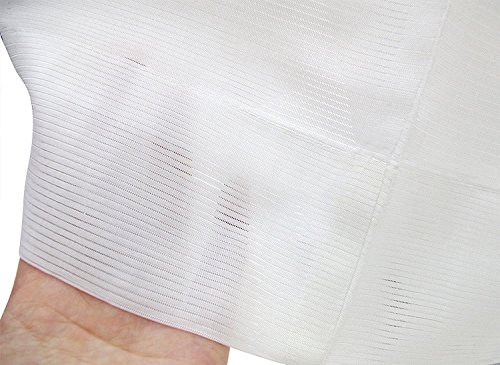 KYOETSU Women's Japanese Kimono Summer Underwear Nagajuban Washable (Medium, White (without emonnuki))