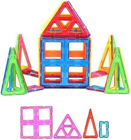 Magnetic Building Blocks Large Size Toy Tiles Sheet Kit by idoot - 26pcs