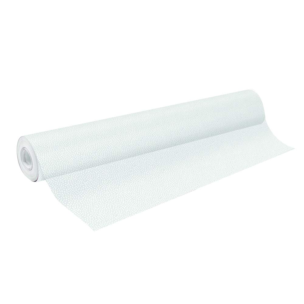 Clairefontaine 211771C - One Reel Of Paper, Transparent Florist Film - Format: 50x0,70m - 35 microns - Pattern: White Dots - Gift-Wrapping, Crafts, Food Gifts
