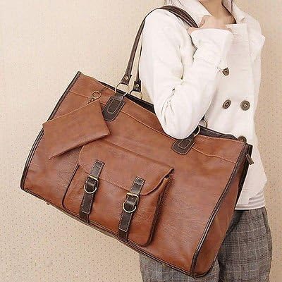 New Fashion Women Large Handbag Shoulder Bags Tote Pu Leather Messenger Hobo Bag