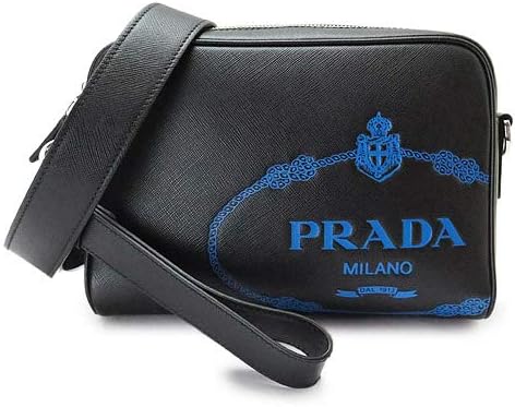 Amazon プラダ Prada ショルダーバッグ メンズ 2vh063 9z2 F0qlr ななめがけバッグ レザー ブラック Saffiano Travel 並行輸入品 Prada プラダ ショルダーバッグ