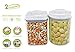Food Storage Set, PYRUS FDA Approved BPA Free Food Storage Containers 1.6-Quart for Milk Powder, Fruit, Medicine and Nuts(2PCS)