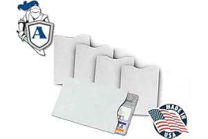 Semper Paratus Gear TYVEK Credit Card Protector RFID Blocking Sleeves | ArmorShield Your Identity | 100% MADE IN USA - Anti-theft for Travel wallet, pocket or purse. (5PAK)