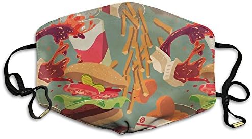 Unisex Face Mask Burger Love