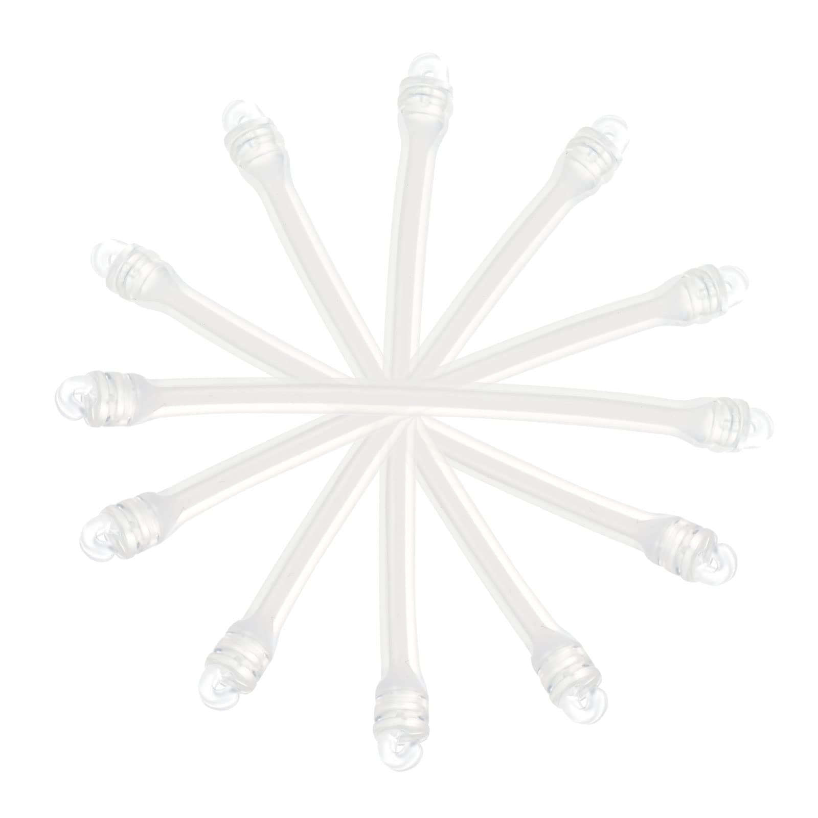 PATIKIL Tennis Dampener, 8 Pack Silicone Vibration Shock Absorber Racquet String Damping, White