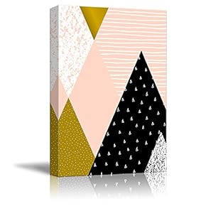 Pink and Gold Geometric Pattern Set