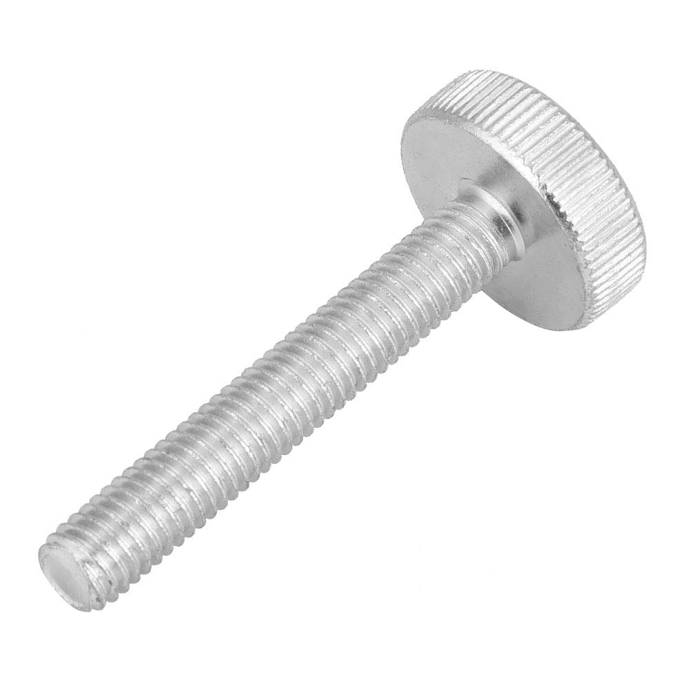 10pcs M8 Thumb Screws Zinc Plated Carbon Steel Flat Knurled Head Bolts for Electric Appliance Tools Hardware Fasteners