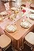 ShinyBeauty Sequin Tablecloth Rose Gold 60x102-Inch Rectangular Sequin Tablecloth Overlay for 6FT Table Glitter Tablecloth Cover for Wedding/Pary