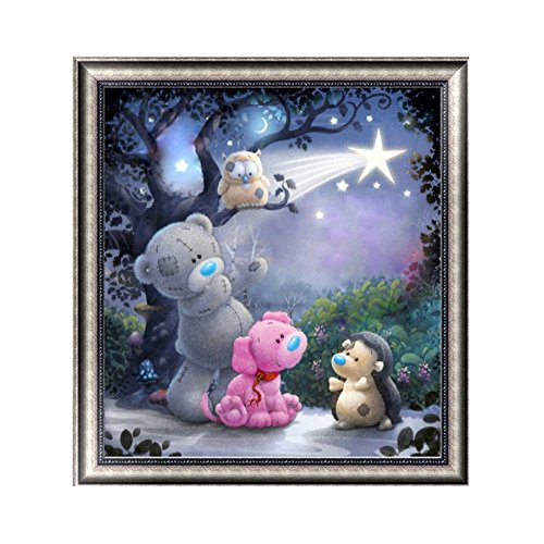 Display08 Lovely Bear Resin Diy Diamond Painting Cross Stitch Kit