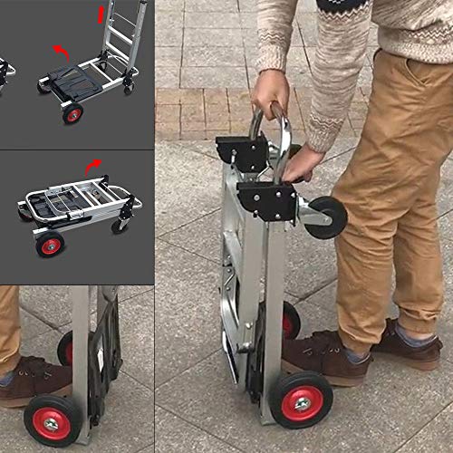 image for Eapmic 2 in 1 Folding Hand Truck Assisted Hand Truck Stair Climber Han