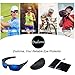 Duduma Tr601 Polarized Sports Sunglasses for Baseball Cycling Fishing Golf Superlight Frame (139 Black matte frame with blue lens)