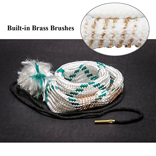 2-Pack Bore Cleaner Snake Rifle Shotgun Gun Cleaning Kit for .22, .223, 5.56mm&12 GA - Thumbnail 3