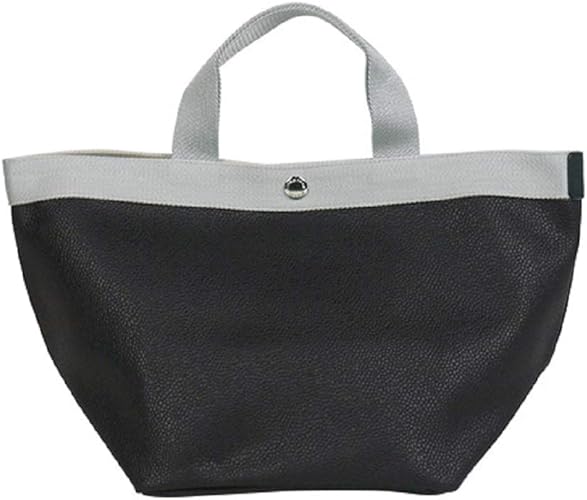 Amazon エルベシャプリエ Herve Chapelier エルベシャプリエ 707gp リュクス 舟型トート M Noir Argent 並行輸入品 トートバッグ