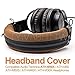 LTYIVABHTTW Replacement Headband Cover Compatible ATH M50X M50 M40X M40 M30X M20X Headphones (Brown)