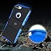 iPhone 8 Case, iPhone 7 Case Protective Cases (iPhone7 & iPhone8) Tough Rugged Shockproof Armorbox Dual Layer Hybrid Hard Plus Soft Slim Armor Phone Cover Case by Cable and Case - Blue iPhone 8 Case