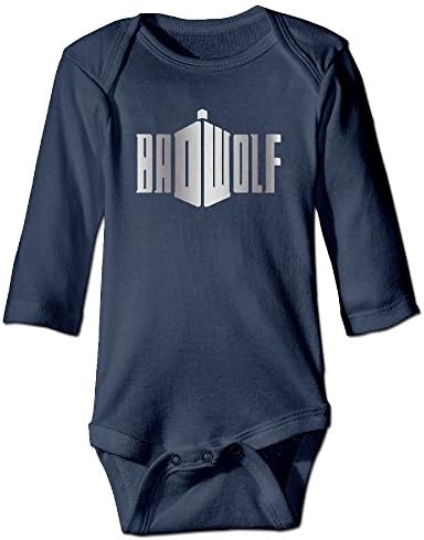 Boy's Girl's Big Bad Wolf Doctor Who Long Sleeves Romper Jumpsuit