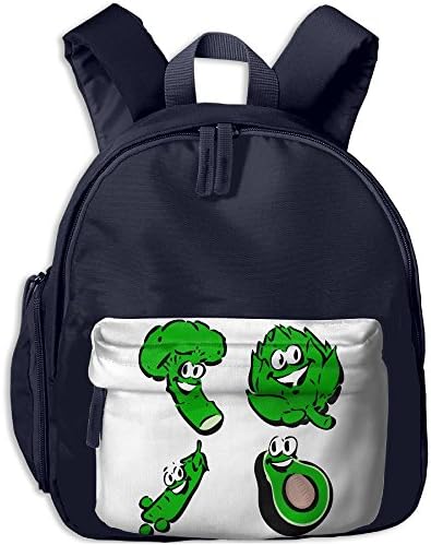 Broccoli Artichoke Peas Avacado Floral Print Shoulder Bag For Children Boys Girls