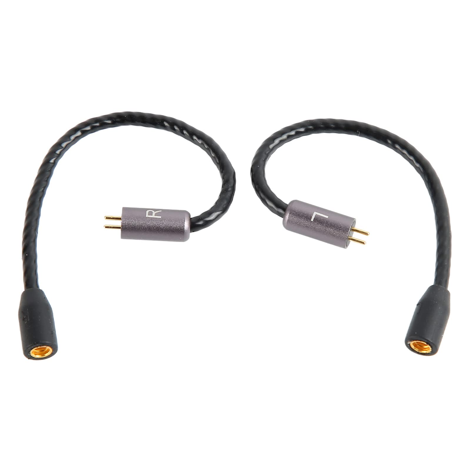Annadue MMCX to 2 Pin 0.78mm Adapter Cable, MMCX Female to 2 Pin 0.78mm Male Headphone Jack Adapter Cord, Gold Plated Connector for Headsets with 2 Pin 0.78mm Connector Interface