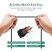 UGREEN 3 Pack Reversible Micro USB Cable 6 Feet Nylon Braided Double Sided USB Charging Cord Data Sync for Android Devices, Samsung Galaxy S7, S6, S6 Edge, S5, LG G3, G4, Nexus, Black