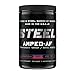Steel Supplements Amped-AF Pre Workout Powder Energy Drink One3 Enhanced with Vitamins B6 and B12 High Intensity 30 Servings (Blitz Berry)