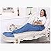 AOOK Homemade® X-Large Mermaid Tail Blanket Crochet, Warm Sofa Quilt Super Soft All Seasons Sleeping Blankets,Handmade Mermaid Tail Blanket for Adults,77''x38'' 195cmX95cm (Lake Blue)
