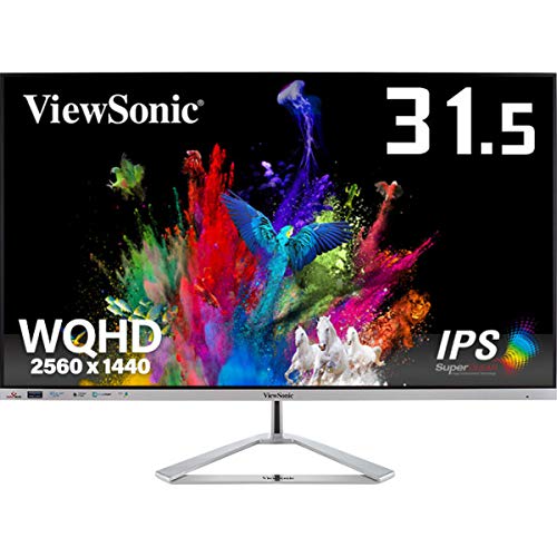 ViewSonic ビューソニックジャパン 31.5インチ 液晶モニター VX3276-2K-MHD-72 (WQHD/IPS/75Hz/4ms/HDMI,DP,mini DP/HDR10/Adaptive Sync/VESA/スピーカー内蔵/フリッカーフリー/ブルーライトフィルター/3年保証)商品画像