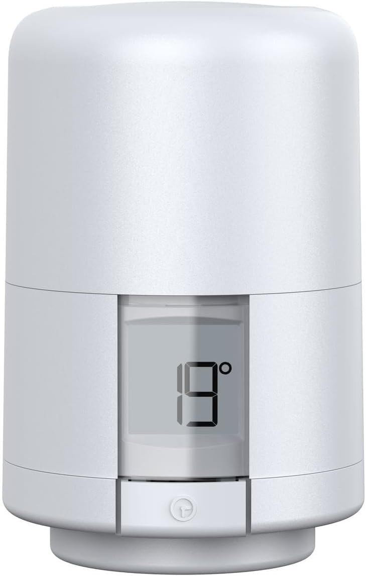 Hive Smart Heating Thermostatic Radiator Valve (TRV) with Smartphone Compatibility, White