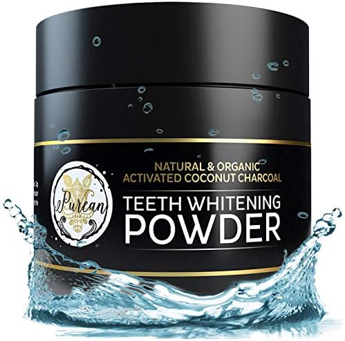 Teeth Whitening Activated Coconut Charcoal Powder – 2oz – Activated Charcoal Teeth Whitening Kit – Tooth Whitening – Teeth Whitener – White Teeth Whitening Charcoal – Tooth Powder