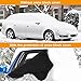 AUTSCA Car Windshield Snow Cover for SUV, Sun Shade Protector with Rearview Mirror Protector and Anti-Theft Edges (Large)