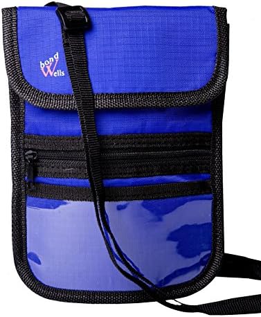 Travel Wallet Passport Holder Neck Pouch RFID Protect Document Organizer Ticket