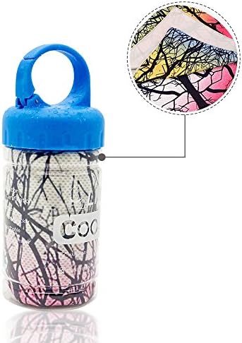 Cooling Towel,Soft Breathable Chilly Towel,Microfiber Cooling Towel for Sports, Camping, Hiking, Gym Workout, Yoga, Golf, Chilling Neck Wrap, Instant Chilling Cold Towels ,Ice Cold Scarf for Men Women