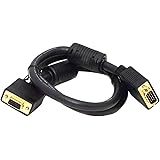 Monoprice 102897 3-Feet Super VGA Male to Female Monitor Cable with Ferrites Black