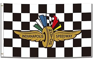 KasFlag Indianapolis Motor Speedway Flag 3x5ft (150D Poly HD Printing) College Room Dorm Decor Wall Decor