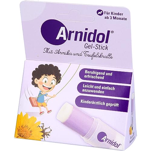 Arnidol - Gel Stick, Soothes, Refreshes and Comforts the Skin, Cold Effect, with Ingredients of natural origin such as Arnica and Harpagophyte, Suitable from 3 months of age - 15 g