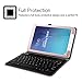 Fintie Samsung Galaxy Tab E 9.6 Keyboard Case - Slim Fit PU Leather Stand Cover with Premium Quality [All-ABS Hard Material] Removable Wireless [Long Life Battery] Bluetooth Keyboard, Rose Gold
