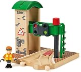 BRIO World Signal Station Wooden Railway Accessory Ages 3+ Compatible Sets view 4