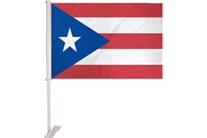TRADE WINDS (2 Pack) Puerto Rico Car Window Vehicle 12x18 12"x18" Flag