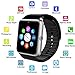 Smartwatch, Bluetooth Smart Watches and Cell Phone Watch with Card SIot Pedomter Watch Compatible Android iOS Men Women