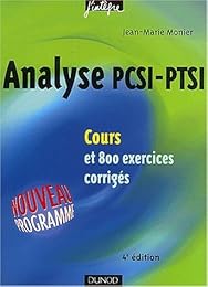 Analyse PCSI-PTSI